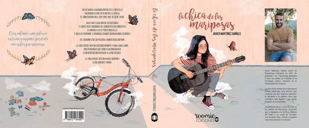 Cubierta completa de La chica de las mariposas